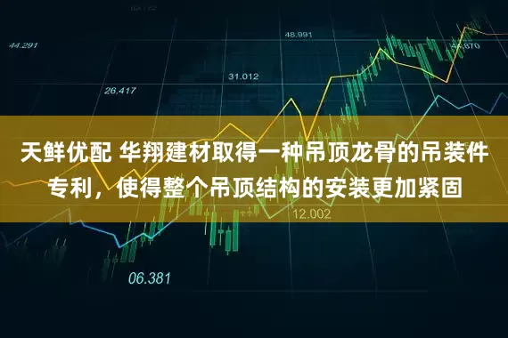 天鲜优配 华翔建材取得一种吊顶龙骨的吊装件专利，使得整个吊顶结构的安装更加紧固